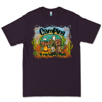 Plum camping is my happy place Premium Tee - BarkalooDesign