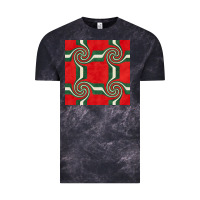 Cloud Black retro christmas seamless pattern Vintage Tee - BundleAndBundleShop