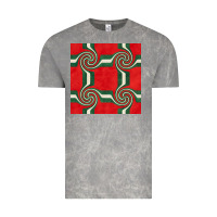 Cloud Rock retro christmas seamless pattern Vintage Tee - BundleAndBundleShop