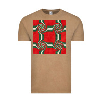 Vintage Coffee retro christmas seamless pattern Vintage Tee - BundleAndBundleShop