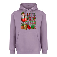 Lavender Let's Get Elfed Up Christmas Heavyweight Hoodie - BundleAndBundleShop