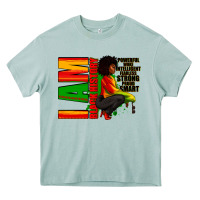 Arona I am black history Afro American woman Heavy Core Tee - RanaPortraitStore