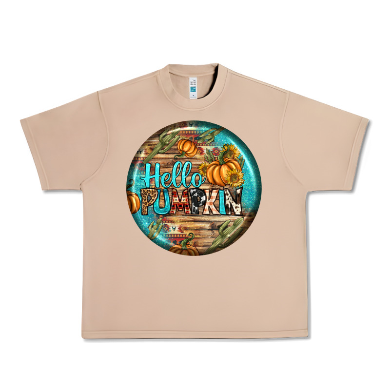 Hello Pumpkin Earrings Urban Heavy Tee by BundleAndBundleShop | Teevron