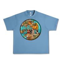 Pebble Blue hello pumpkin earrings Urban Heavy Tee - BundleAndBundleShop