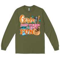Army Green girls just wanna have fun Long Sleeve Tee - NancyCooperArtShop