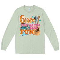 Matcha girls just wanna have fun Long Sleeve Tee - NancyCooperArtShop