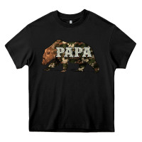 Black bear papa Heavy Core Tee - Artiststas