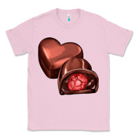 Bubblegum Pink heart chocolate Classic Tee - AdoDesignShop