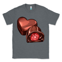 Charcoal Heather heart chocolate Classic Tee - AdoDesignShop