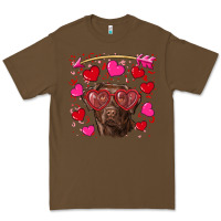 Cacao Valentine's day  labrador retriever Premium Tee - RanaPortraitStore