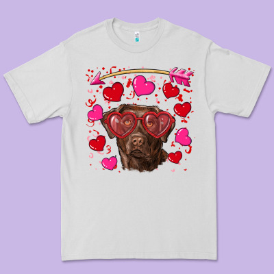 Premium Tee Valentine's day  labrador retriever