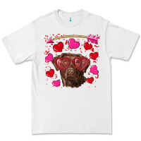 White Valentine's day  labrador retriever Premium Tee - RanaPortraitStore