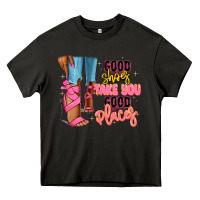 Asphalt Good shoes take you to good places black fashion g Heavy Core Tee - RanaPortraitStore