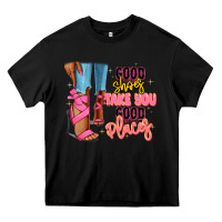 Black Good shoes take you to good places black fashion g Heavy Core Tee - RanaPortraitStore