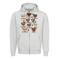 Black History Month Hearts Zipper Hoodie | Teevron