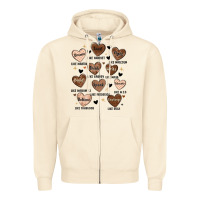 Sandshell black history month hearts Zipper Hoodie - MaliasSmallBusiness