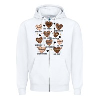 White black history month hearts Zipper Hoodie - MaliasSmallBusiness