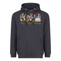 Smoke Peace Love Make Up Heavyweight Hoodie - BundleAndBundleShop