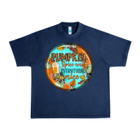 Navy pumpkin spice and everythink nice earrings Urban Heavy Tee - BundleAndBundleShop