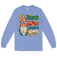 Colony Blue gnome teach love inspire Long Sleeve Tee - NancyCooperArtShop