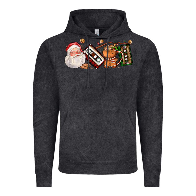 Coffee Cup Santa Cassette Cookie Vintage Hoodie by FaDigitalArtStudio | Teevron
