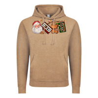 Vintage Coffee coffee cup santa cassette cookie Vintage Hoodie - FaDigitalArtStudio