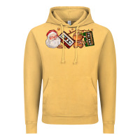 Vintage Mustard coffee cup santa cassette cookie Vintage Hoodie - FaDigitalArtStudio