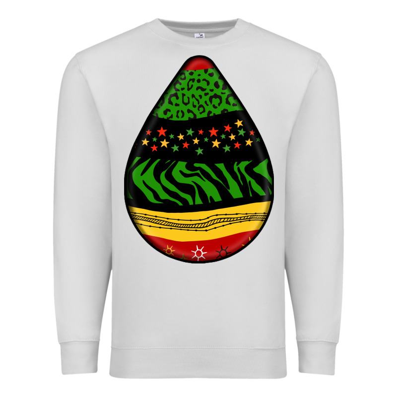 Teardrop African Pattern Premium Sweatshirt by BundleAndBundleShop | Teevron
