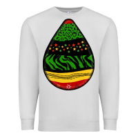 Dove Grey teardrop african pattern Premium Sweatshirt - BundleAndBundleShop