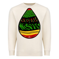 Sandshell teardrop african pattern Premium Sweatshirt - BundleAndBundleShop