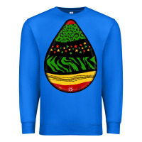 True Royal teardrop african pattern Premium Sweatshirt - BundleAndBundleShop