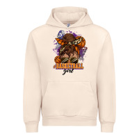Sandshell Messy bun Basketball girl Urban Hoodie - HowdyJamesFarm