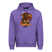 Tulip Messy bun Basketball girl Urban Hoodie - HowdyJamesFarm