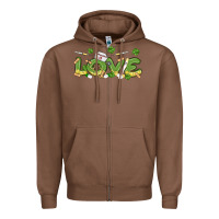Chestnut st patricks love nurse Zipper Hoodie - MaliasSmallBusiness