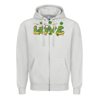 Dove Grey st patricks love nurse Zipper Hoodie - MaliasSmallBusiness