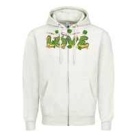 Oatmeal Heather st patricks love nurse Zipper Hoodie - MaliasSmallBusiness