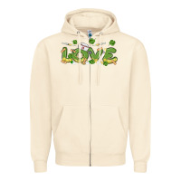 Sandshell st patricks love nurse Zipper Hoodie - MaliasSmallBusiness