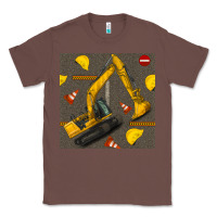 Chestnut excavator seamless pattern Classic Tee - BundleAndBundleShop