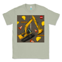 Matcha excavator seamless pattern Classic Tee - BundleAndBundleShop