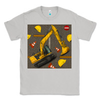 Moon Dust excavator seamless pattern Classic Tee - BundleAndBundleShop