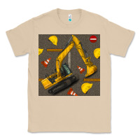 Mushroom excavator seamless pattern Classic Tee - BundleAndBundleShop