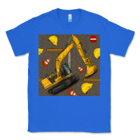 True Royal excavator seamless pattern Classic Tee - BundleAndBundleShop