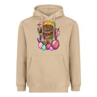 Mushroom Rabbit And Carrot Easter Heavyweight Hoodie - BundleAndBundleShop