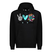 Black Peace Love Sunshine Premium Hoodie - Bettercallsaul
