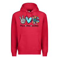 Cardinal Peace Love Sunshine Premium Hoodie - Bettercallsaul