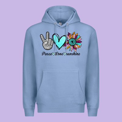 Peace Love Sunshine Premium Hoodie Designed By Bettercallsaul