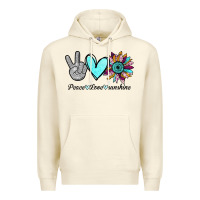 Sandshell Peace Love Sunshine Premium Hoodie - Bettercallsaul