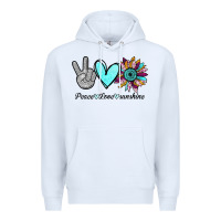 White Peace Love Sunshine Premium Hoodie - Bettercallsaul