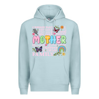 Blue Mist retro mother Premium Hoodie - JahusDesignShop