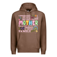 Chestnut retro mother Premium Hoodie - JahusDesignShop